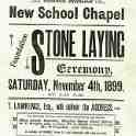 32-044 Primitive Methodist School Stone Laying 1899 South Wigston