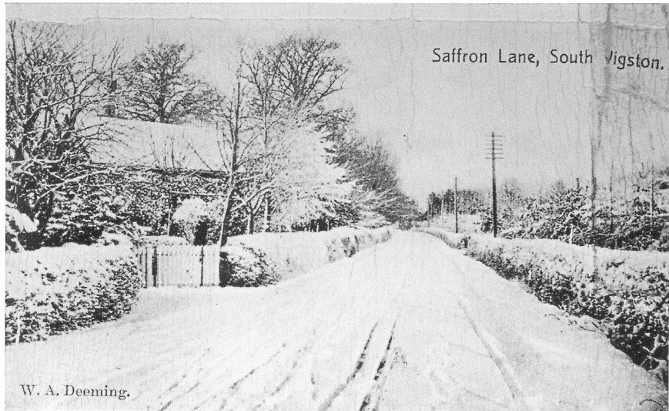 24-152 Saffron Lane South Wigston in the snow