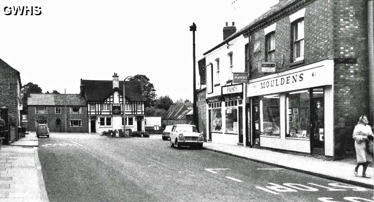 30-731 The Bank from Bell Street Wigston Magna mid 1960's