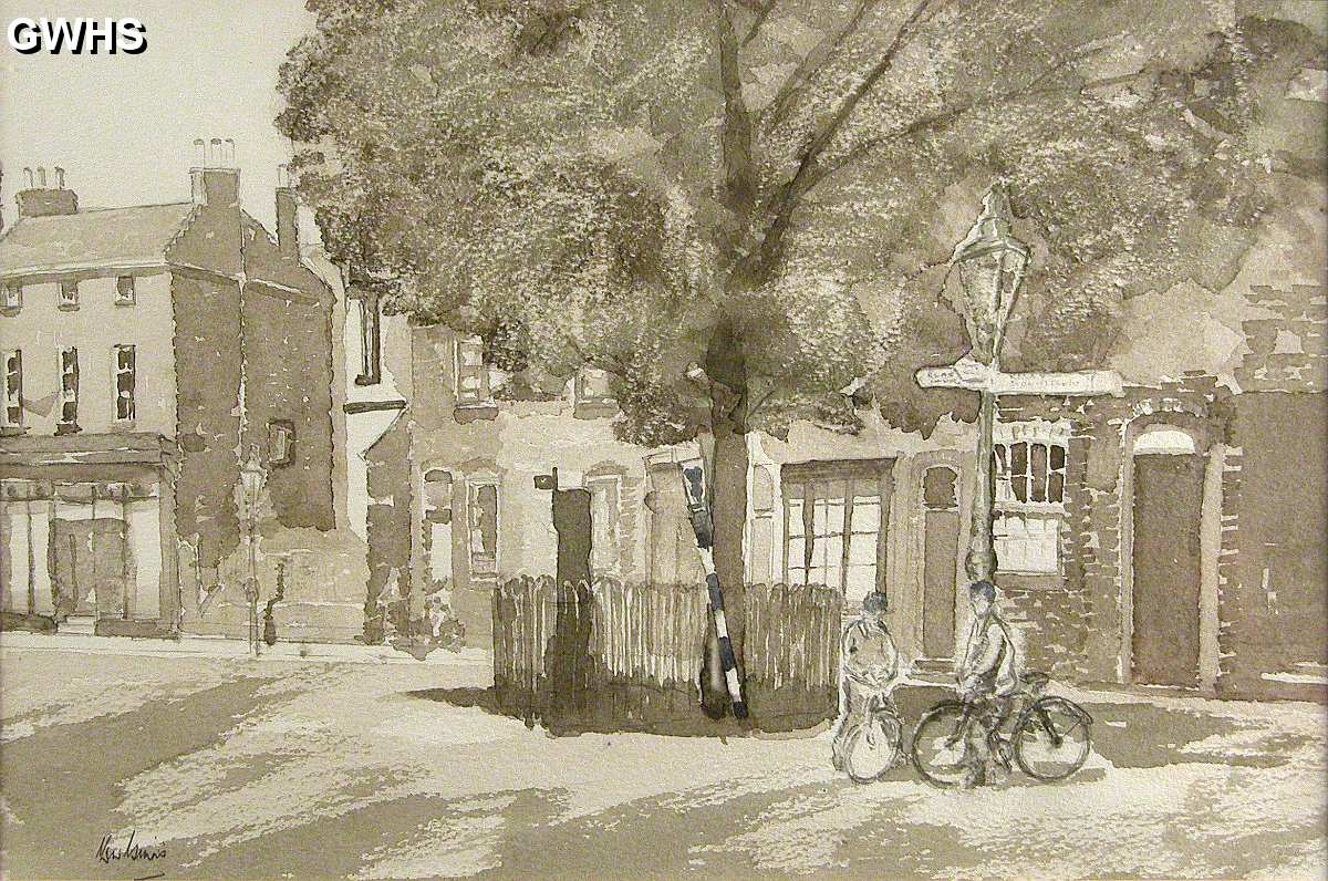 33-385 Painting of The Bank Wigston Magna