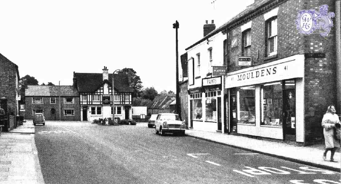 30-731 The Bank from Bell Street Wigston Magna mid 1960's