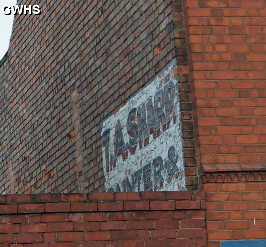 33-103 Ghost Signon the side of a house located on the corner of Fairfield street and kirkdale road, south Wigston