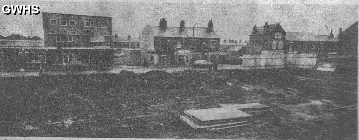 21-021 Corner Victoria Street and Leicester Road Wigston Magna site for more shops 1971