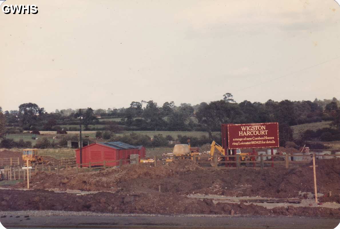 30-188 Start of the Wigston Harcourt Development taken from the cemetery island