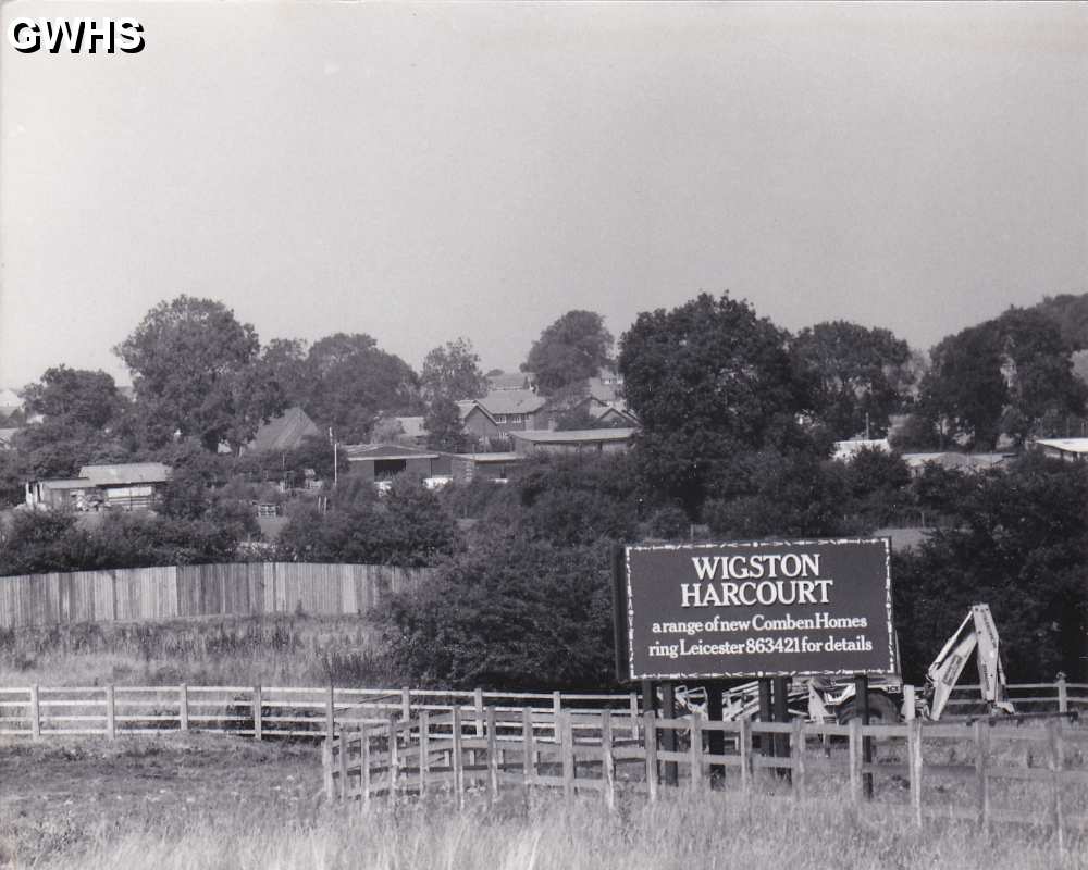 30-189 Start of the Wigston Harcourt Development taken from the cemetery island