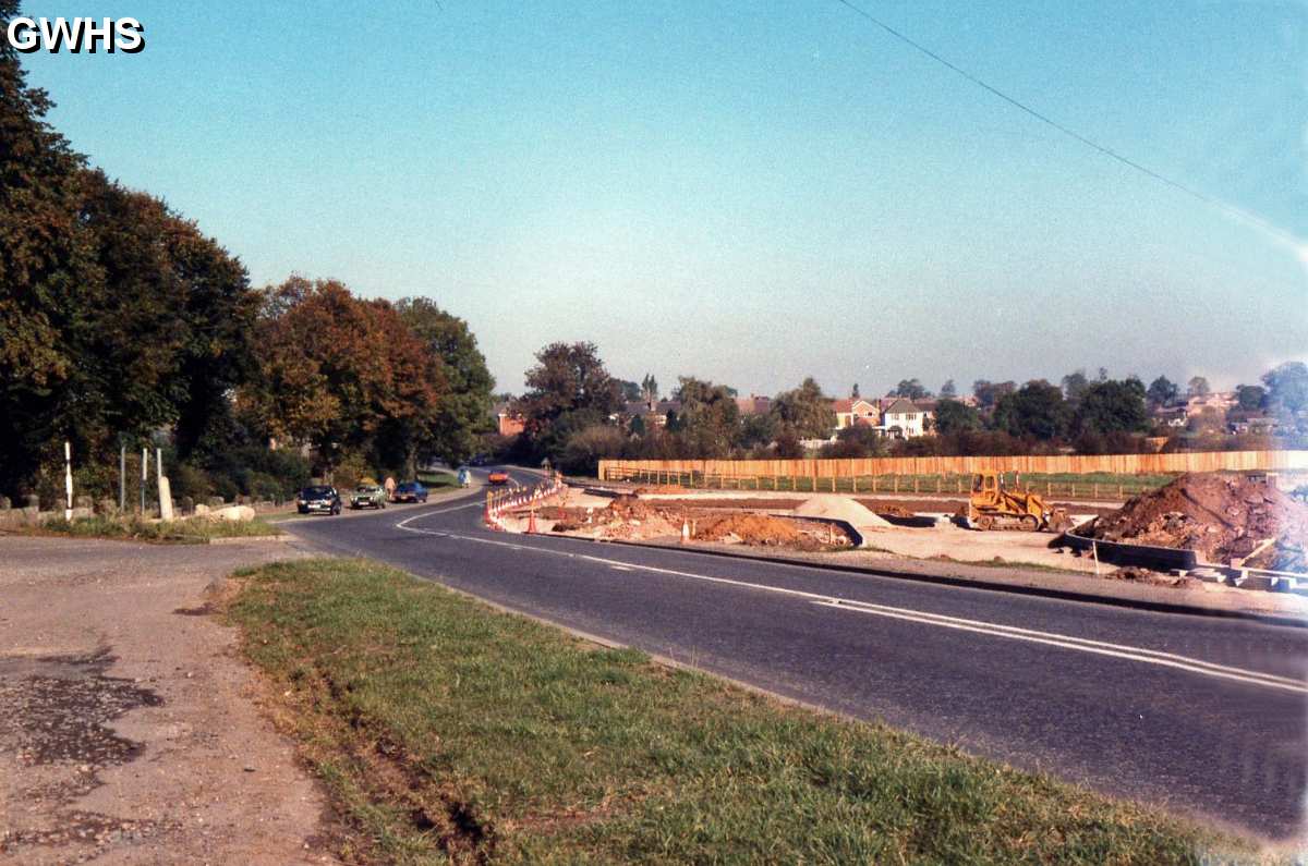 30-895 New island at cemetery before the Wigston Harcourt Estate was built in the late 1960's