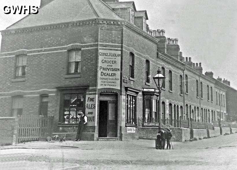 32-498 George Jehu Ludlam shop corner of Welford Road and Newton Lane Wigston Magna
