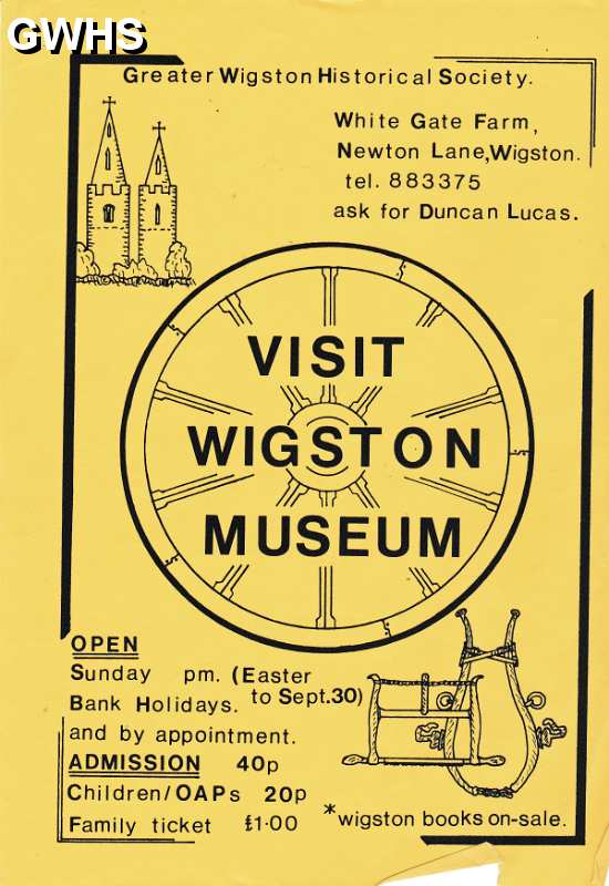 34-046 Advert for Wigston Folk Museum