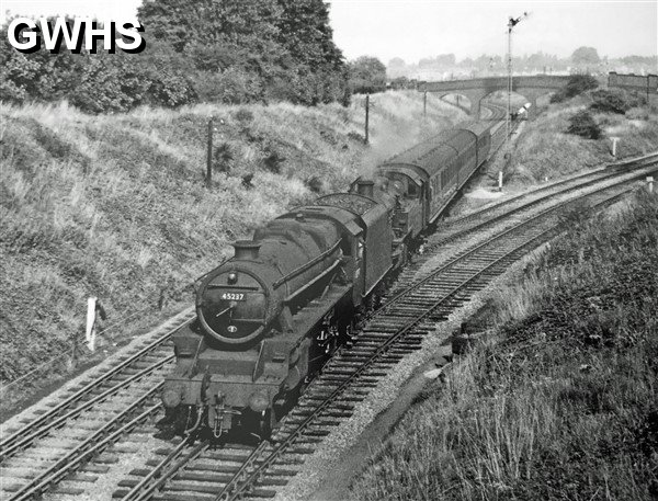 39-054 Glen Parva Junction Leicester to Nuneaton 22 August 1959 2-6-2T No 40087