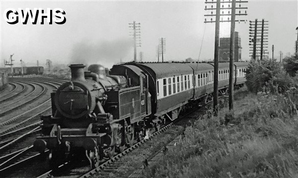 39-130 LMS Ivatt 2-6-2T No 41235 leave Leicester Line Junction in 1952