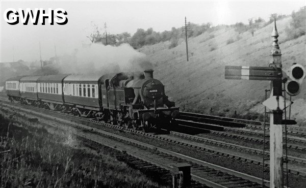 39-131 LMS Fowler 2-6-2T No 40003 approaching Wigston North Junction from Leicester in 1954