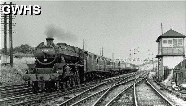 39-140 4-6-0 No 45024 passing Wigston North unction 1959