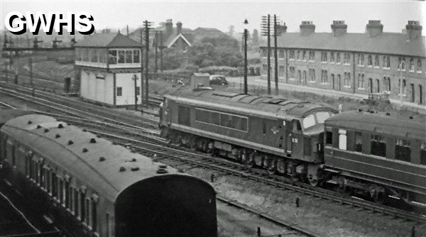 39-153 This D20 pulls an express passenger train past 20 Row in 1961