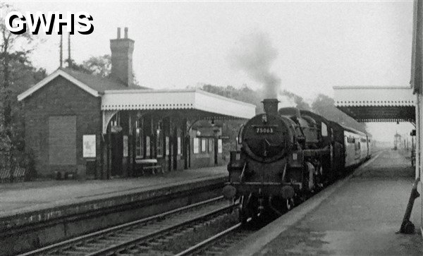 39-178 Wigston Magna station prior to closure 1961