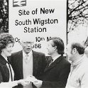 39-003 VIP's for opeing of Wigston Glan Parva Station 1986