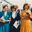 39-014 VIP's for opening of Wigston Glan Parva Station 1986