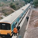 39-019 VIP's for opening of Wigston Glan Parva Station 1986