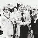 39-020 VIP's for opening of Wigston Glan Parva Station 1986