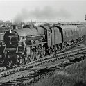 39-088 21A Saltley engine 4-6-0 No 45631 Tanganyika passes through Wigston North Junction 1963