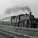 39-090 Ivatt 2-6-0 No 46403 on the curve at Wigston North Junction 1961