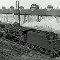 39-112 Stanier 2-8-0 No 48530 moving wagons into the Up siding at Wigston South Junction 1965