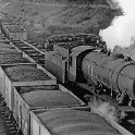 39-117 Glen Parva Junction with WD 2-8-0 No 90029 mixed goods heading south with a coal train stationery heading north