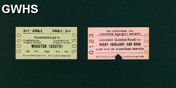 28-025 British Railways 'Edmondson' tickets - 195060's  (JDS Collection)
