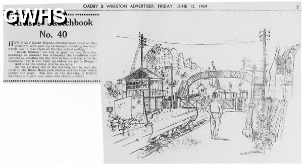 28-034 Wigston South Station Sketch