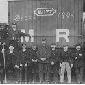 22-066 Goods Guards and Shunters in the Wigston Railway Yards 1902 South Wigston