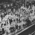 22-149a Sunday School outing circa 1934 Wigston Magna Station