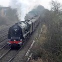 30-860 Duchess of Sutherland on her journey today through our lovely county - Duchess of Sutherland taken by Jean Dann at Rally Bridge 17.12.2016