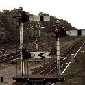 32-051 Semaphores next to the bridge at Wigston South Junction looking South towards Kilby Bridge