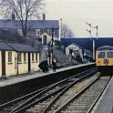 39-184 Last passenger service through Glen Parva station in 1968 prior to closure