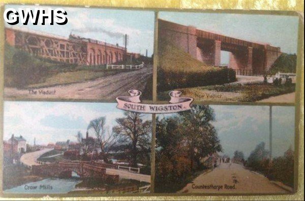 35-689 Post Card of Crow Mill South Wigston