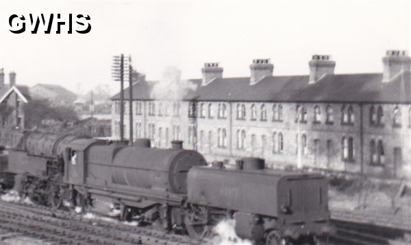 7-159a Garratt Locomotive Railway Cottages Wigston 1955