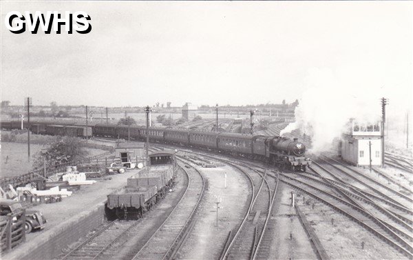 7-177 Hinckley to London F A Cup Special - Wigston May 1961 Cattle dock in left corner