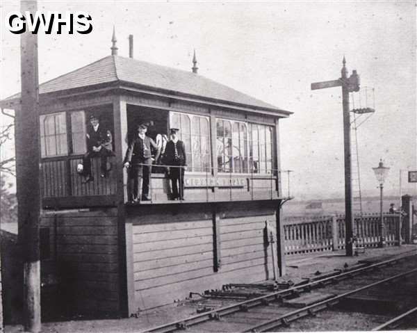 7-98 South Wigston Signal Box at Station circa 1905