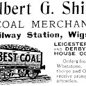 34-109 Advert for Albert G Shipp Coal Merchant Wigston c 1949