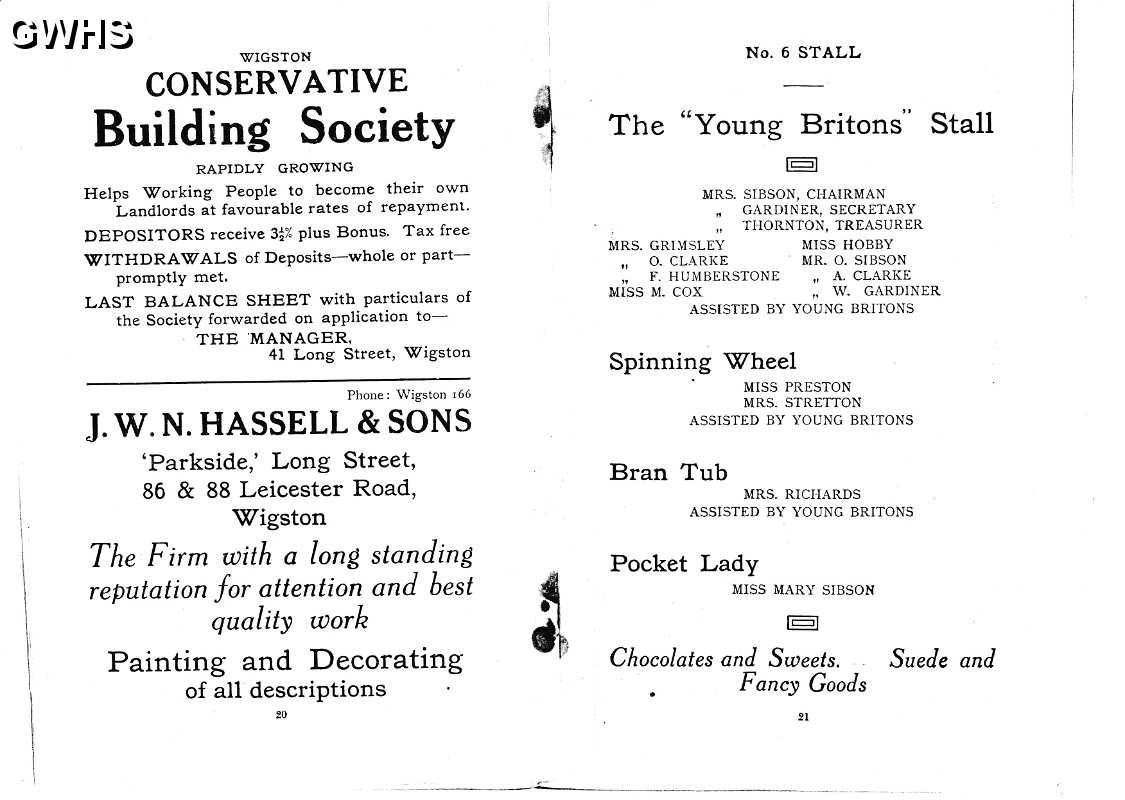 23-891 Programme for the Opening of the New Constitutional Hall 2nd December 1927 part 9
