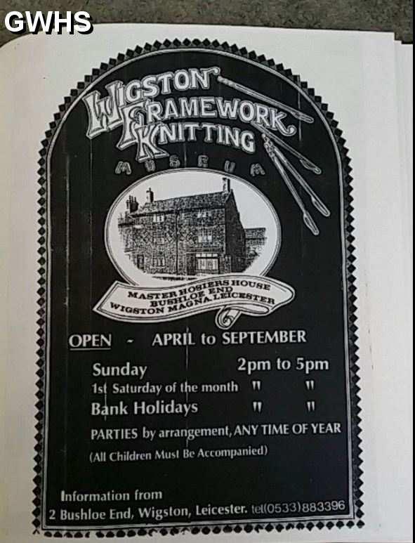 29-093 Wigston Frame Work Museum advert