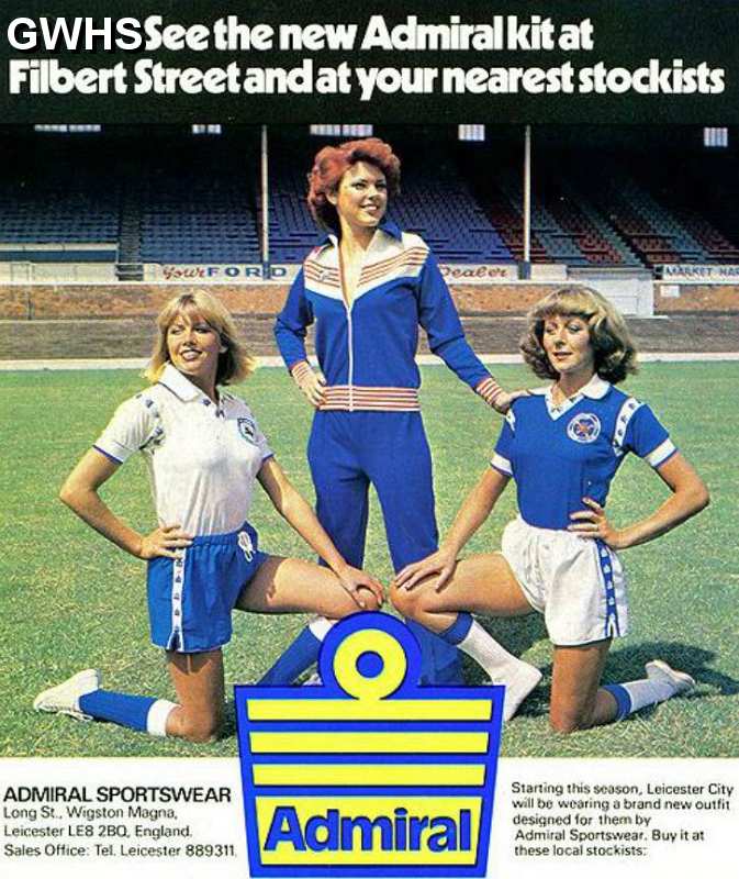 34-631 Advert for Admiral Sportswear Wigston Magna 1976