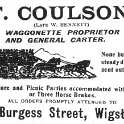 20-088 F Coulson 3 Burgess Street Wigston Magna advert