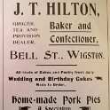 33-022 Advert J T Hilton Bell Street Wigston Magna