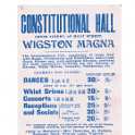 33-159 Advert for The Constitutional Hall Cross Street Wigston Magna