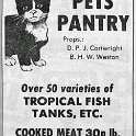 33-591 Advert for Pets Pantry 54 Leicester Road Wigston Magna 1978