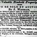 33-592 Advert for sale of The Blue Bell Inn Bell Street  Wigston Magna 5-8-1829