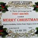 34-039 Advert for The Wigston & Knighton Floral Society 2018