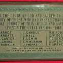 34-350 Memorial to WWI dead at Cross Street Methodist Church Wigston Magna
