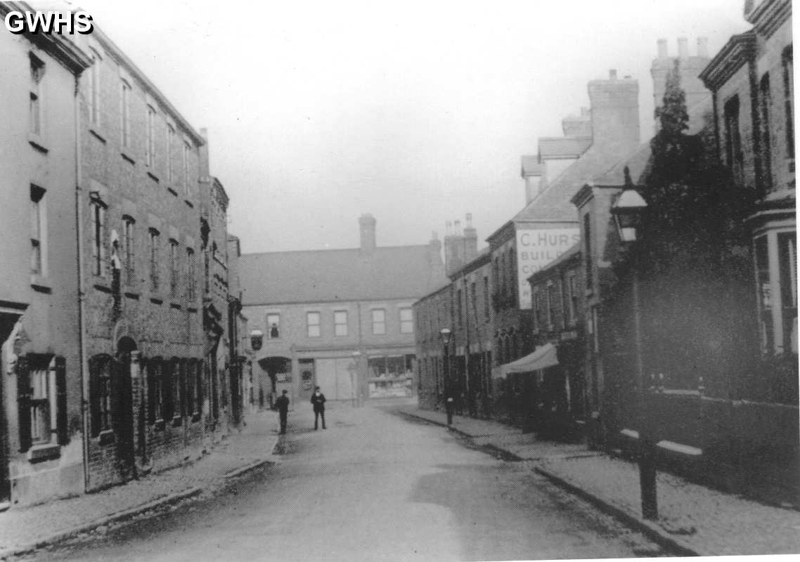 23-019  Bell Street Wigston Magna showing J D Broughton's Hosiery Factory  circa 1910