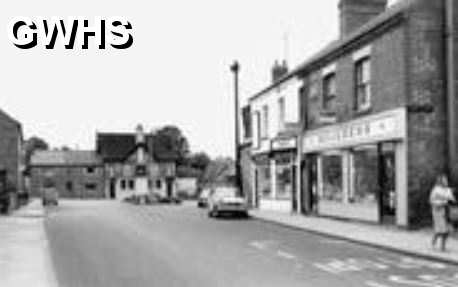 26-480 Bell Street looking towards the Bank Wigston Magna 1965
